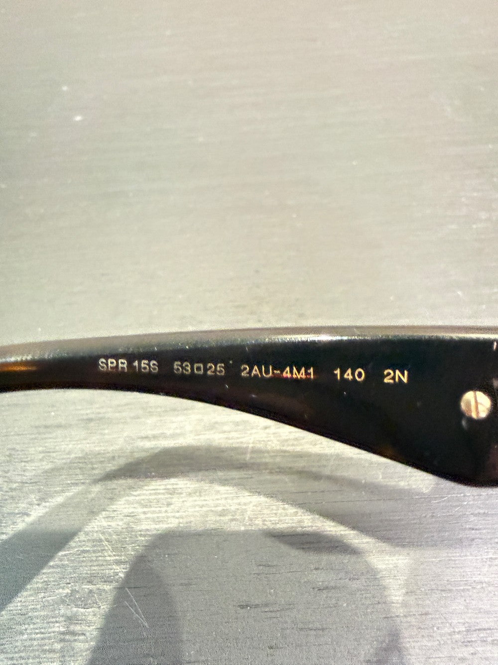 Prada SPR 15S Round Double Bridge Sunglasses Size 53-25-140 – Black|416