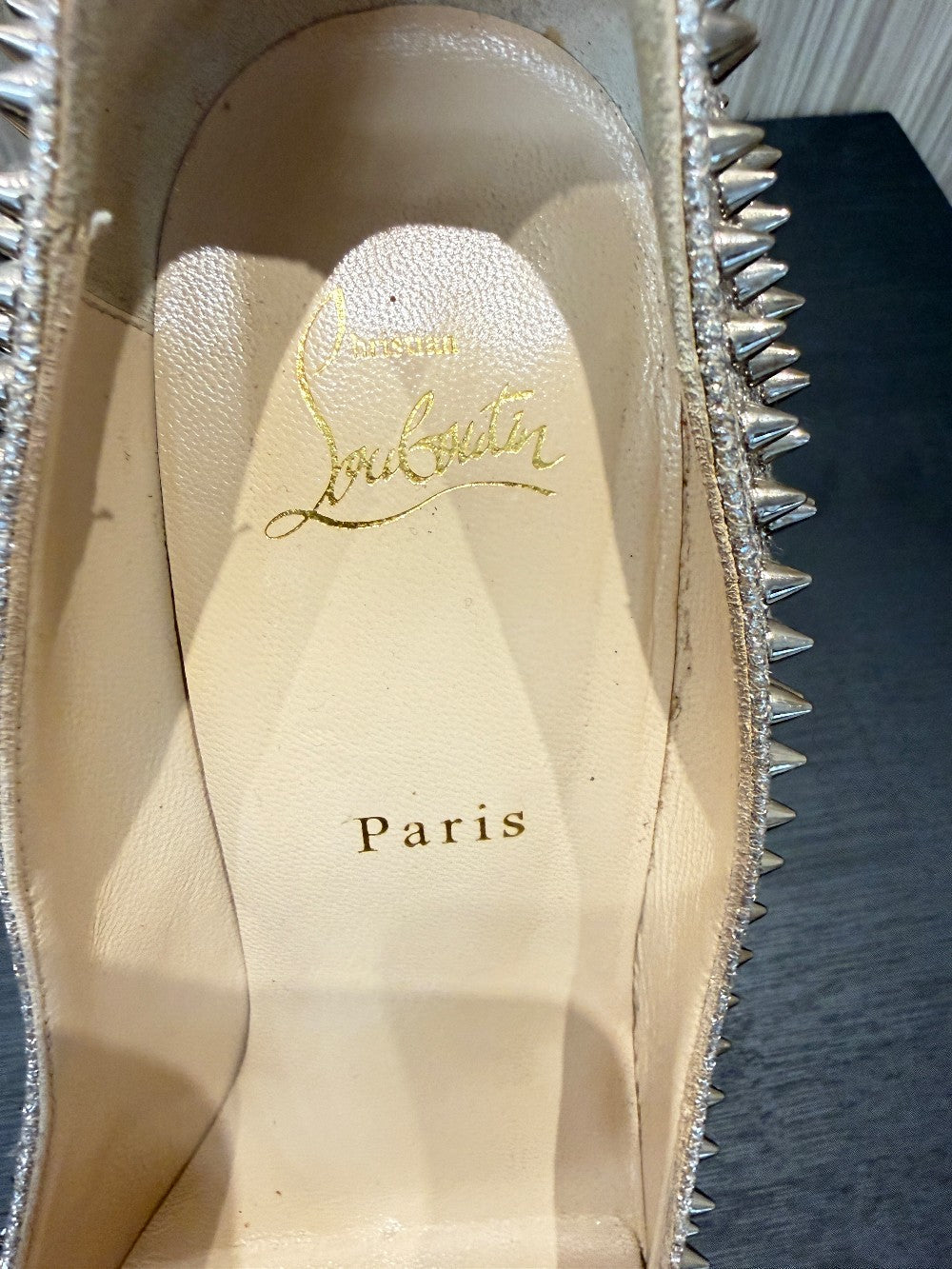 Christian Louboutin Pigalle Spikes 100 Pumps|13