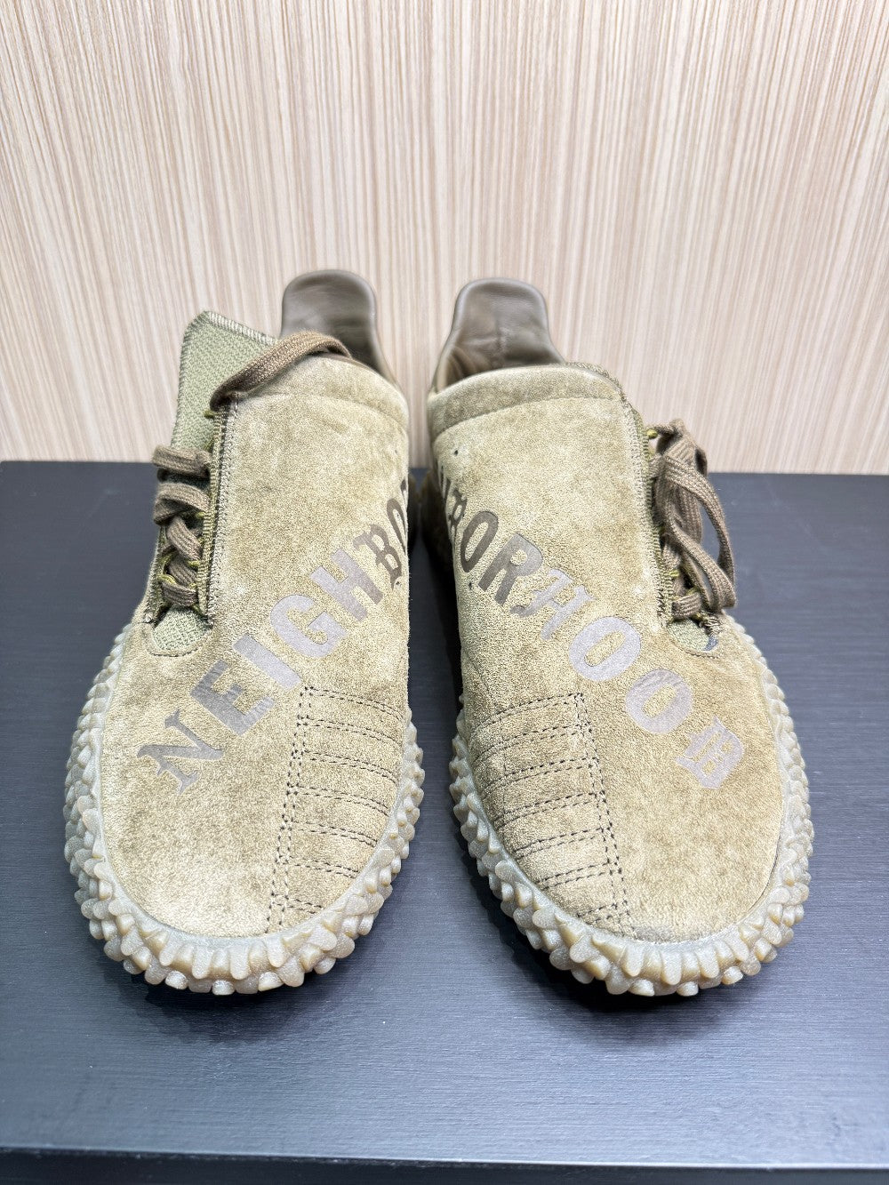 adidas Originals x Neighborhood Kamanda Olive Suede Sneakers Size 42⅔ (US 9.5)|183