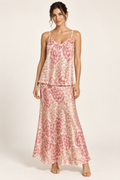 Pink Leopard Print Three-Piece Skirt Set with Quilted Jacket|927
