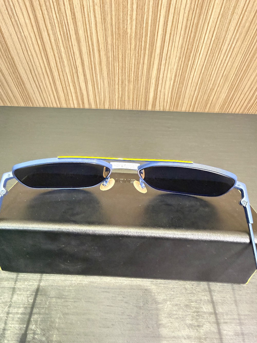 Product Name  Fendi FF M0007/S Blue Metal Aviator Sunglasses 58-16-145|363