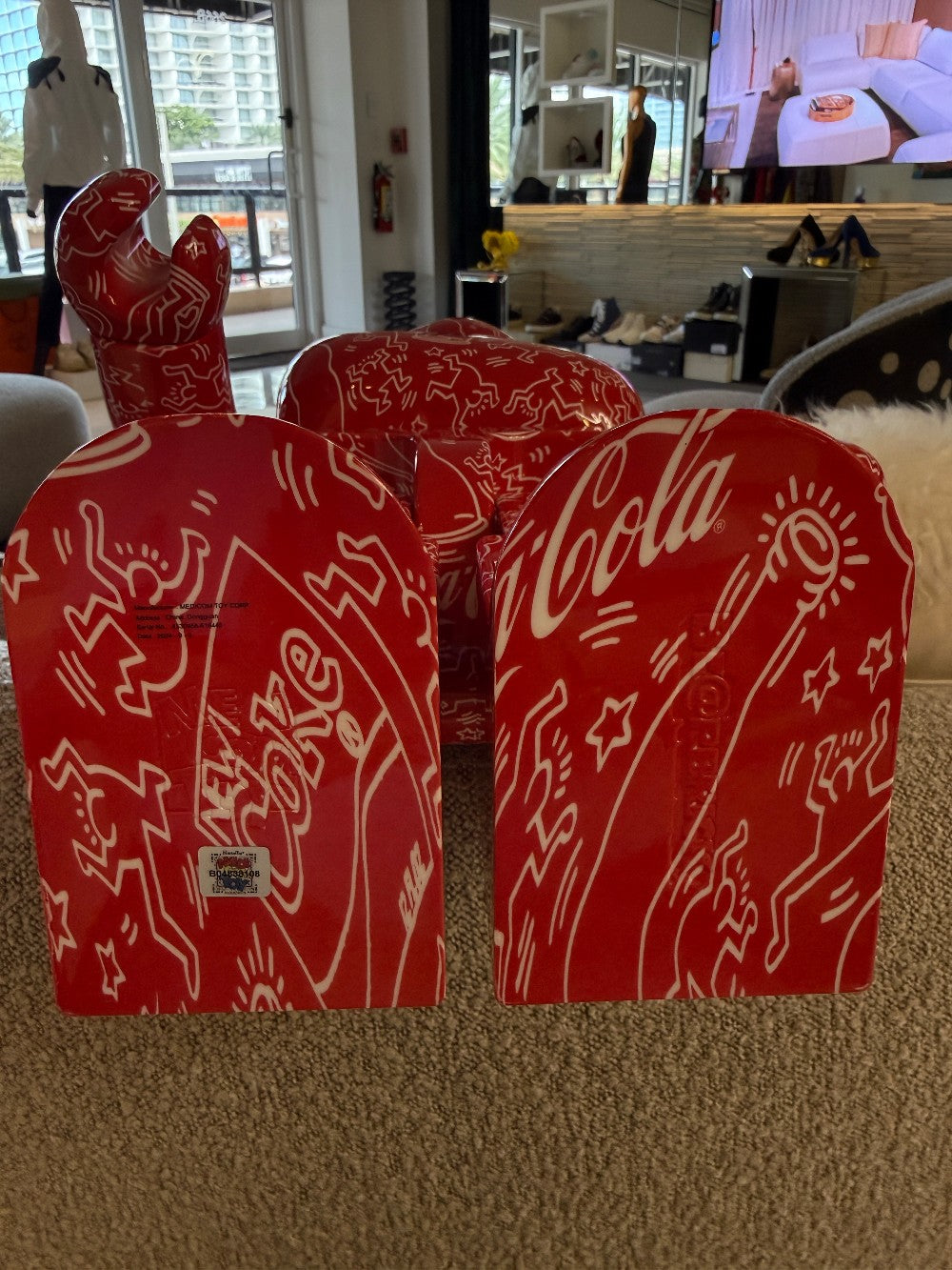 BE@RBRICK Coca-Cola x Keith Haring DCON 2024 Exclusive 1000%|611
