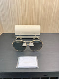 Jimmy Choo LENI/F/S Aviator Sunglasses Gold J5GJO 60-17-145|334
