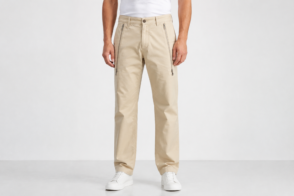 Emporio Armani Men's Beige Cotton Pants Size 30|596