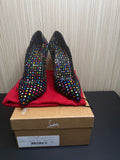 Christian Louboutin Hot Chick 100 Multicolor Polka Dot Pumps Size 39|451