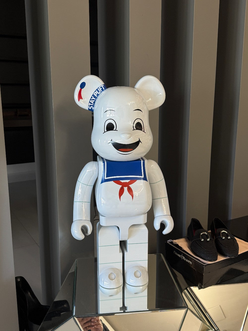 BE@RBRICK Stay Puft Marshmallow Man White Chrome 1000%|447