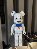 BE@RBRICK Stay Puft Marshmallow Man White Chrome 1000%|447