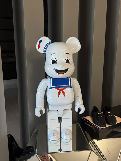 BE@RBRICK Stay Puft Marshmallow Man White Chrome 1000%|447
