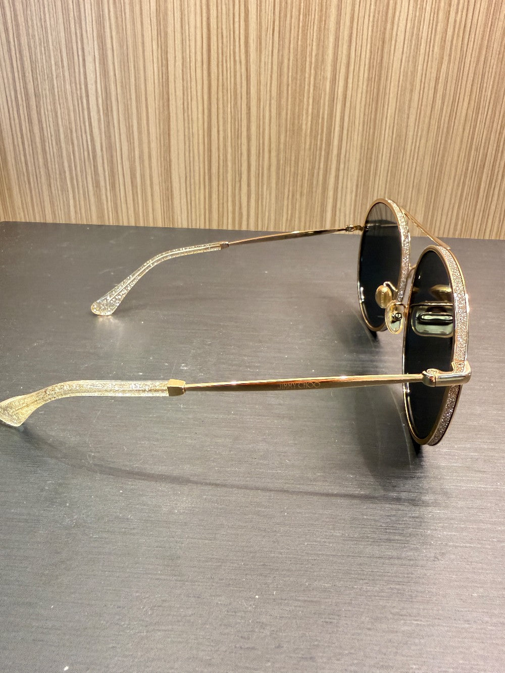 Jimmy Choo LENI/F/S Aviator Sunglasses Gold J5GJO 60-17-145|335