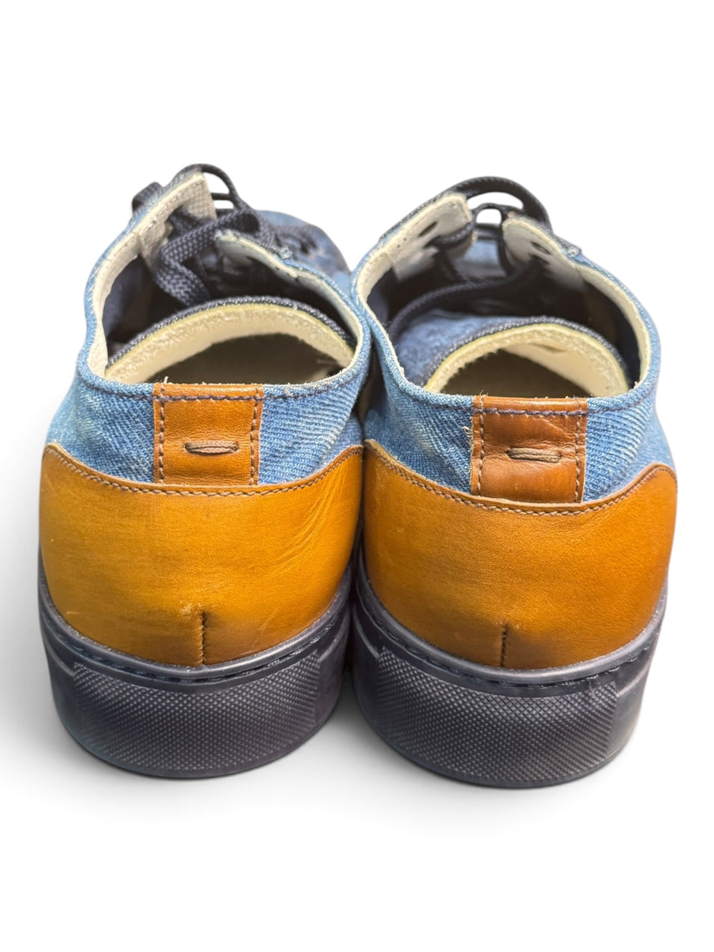 Doucal's Blue Denim Low Top Sneakers – Size 43