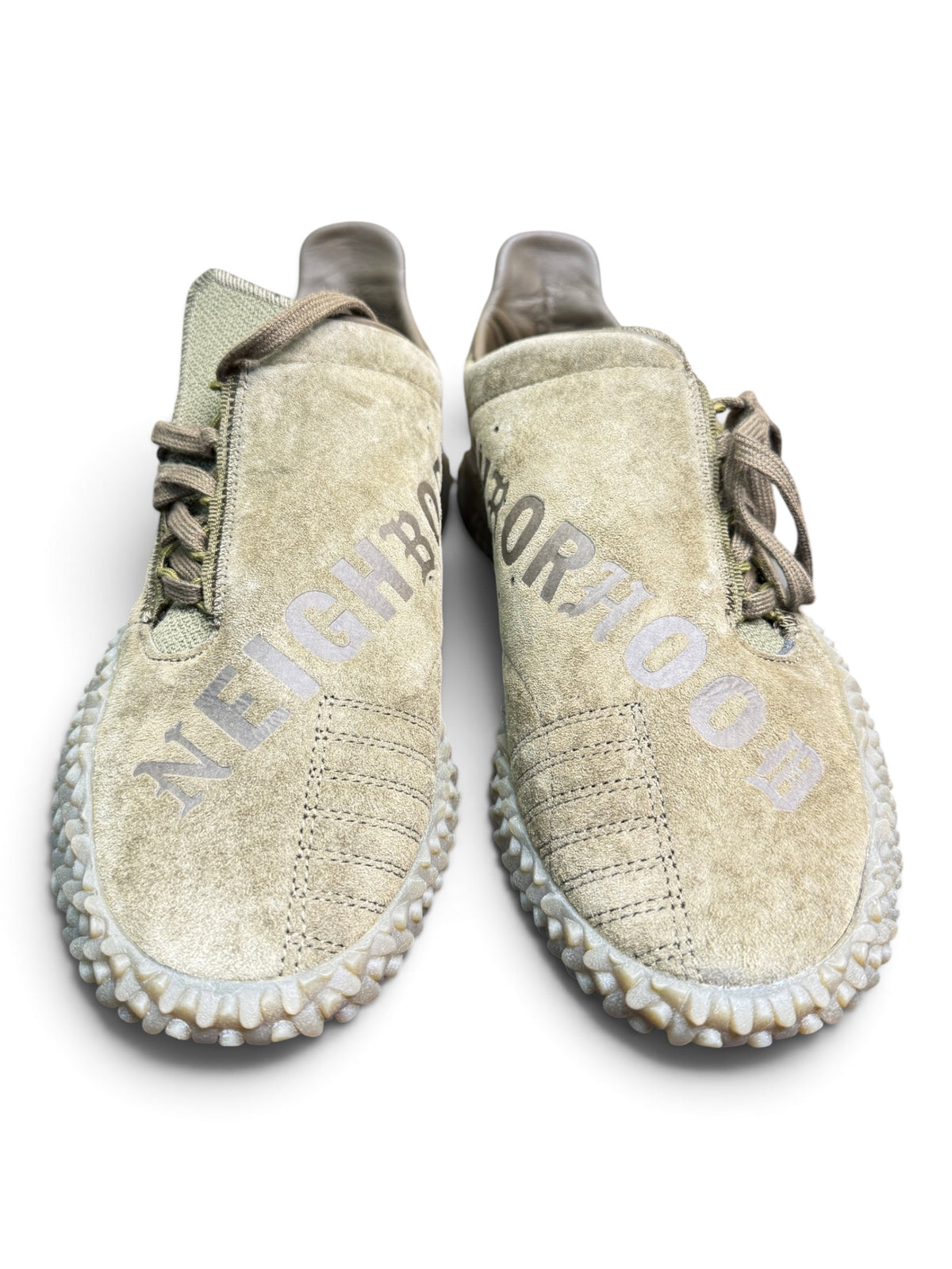 adidas Originals x Neighborhood Kamanda Olive Suede Sneakers Size 42⅔ (US 9.5)