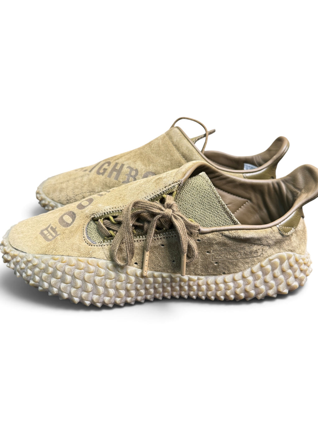 adidas Originals x Neighborhood Kamanda Olive Suede Sneakers Size 42⅔ (US 9.5)