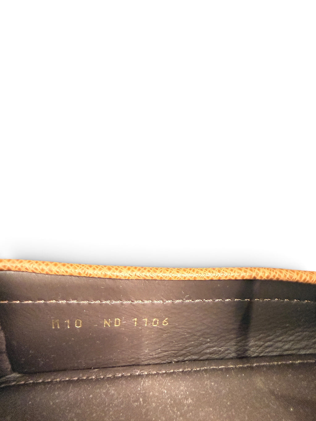 Louis Vuitton Men's Denim & Leather Driver Moccasins Navy/Brown Size US 10
