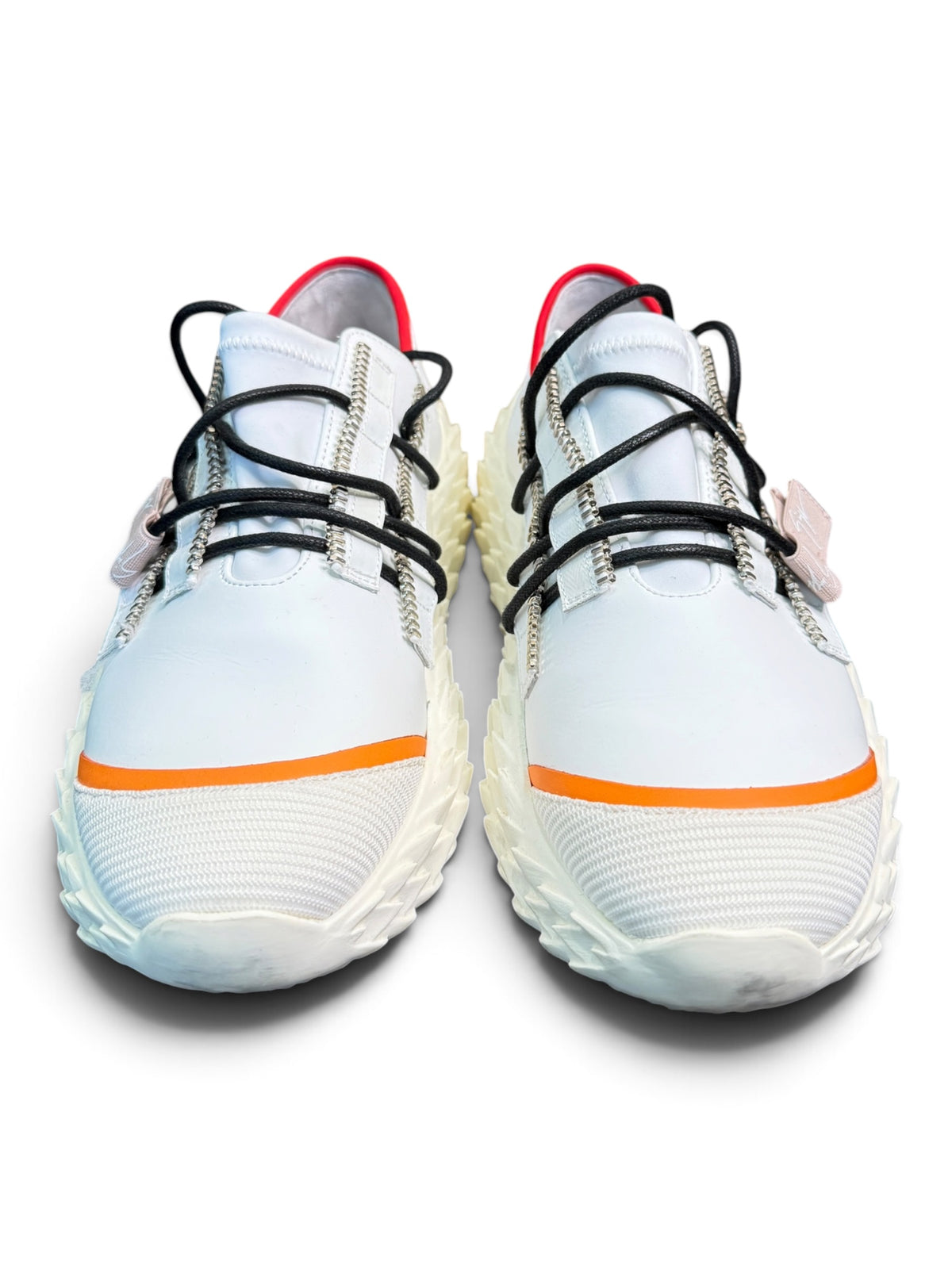 Giuseppe Zanotti Urchin 10 SC "Ulan Bianco" White Leather Sneakers Size EU 39