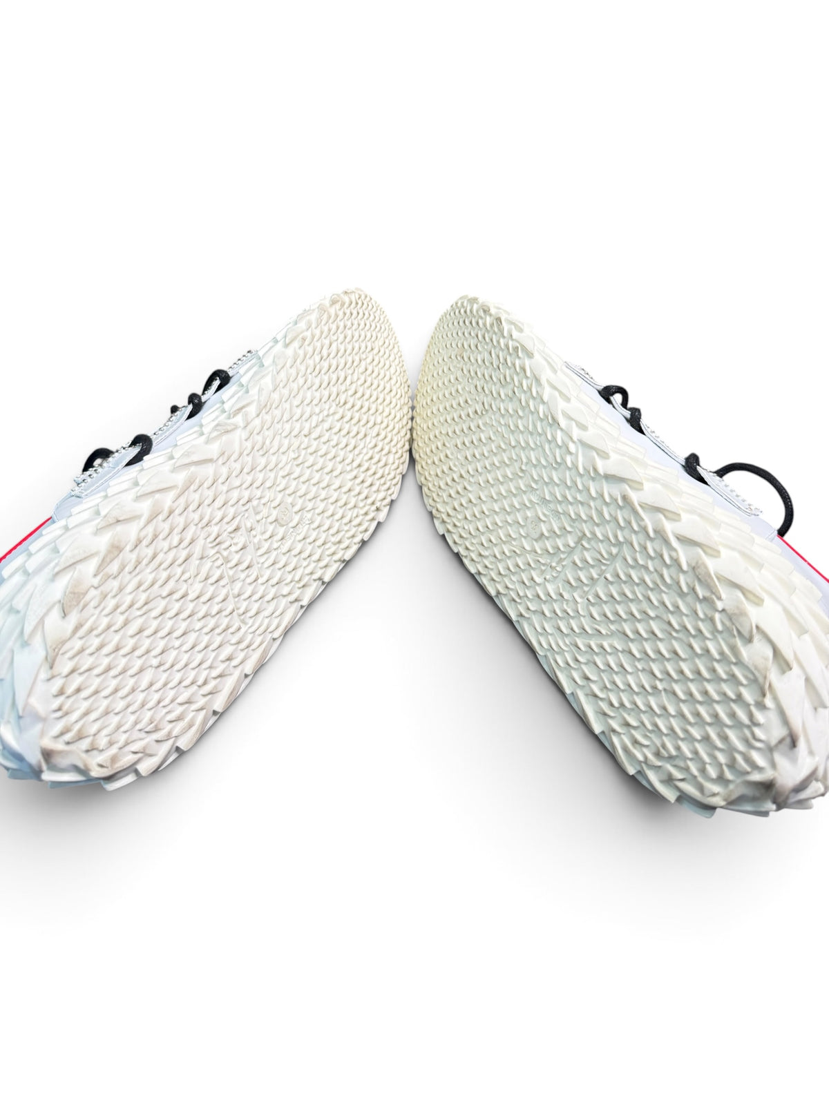 Giuseppe Zanotti Urchin 10 SC "Ulan Bianco" White Leather Sneakers Size EU 39
