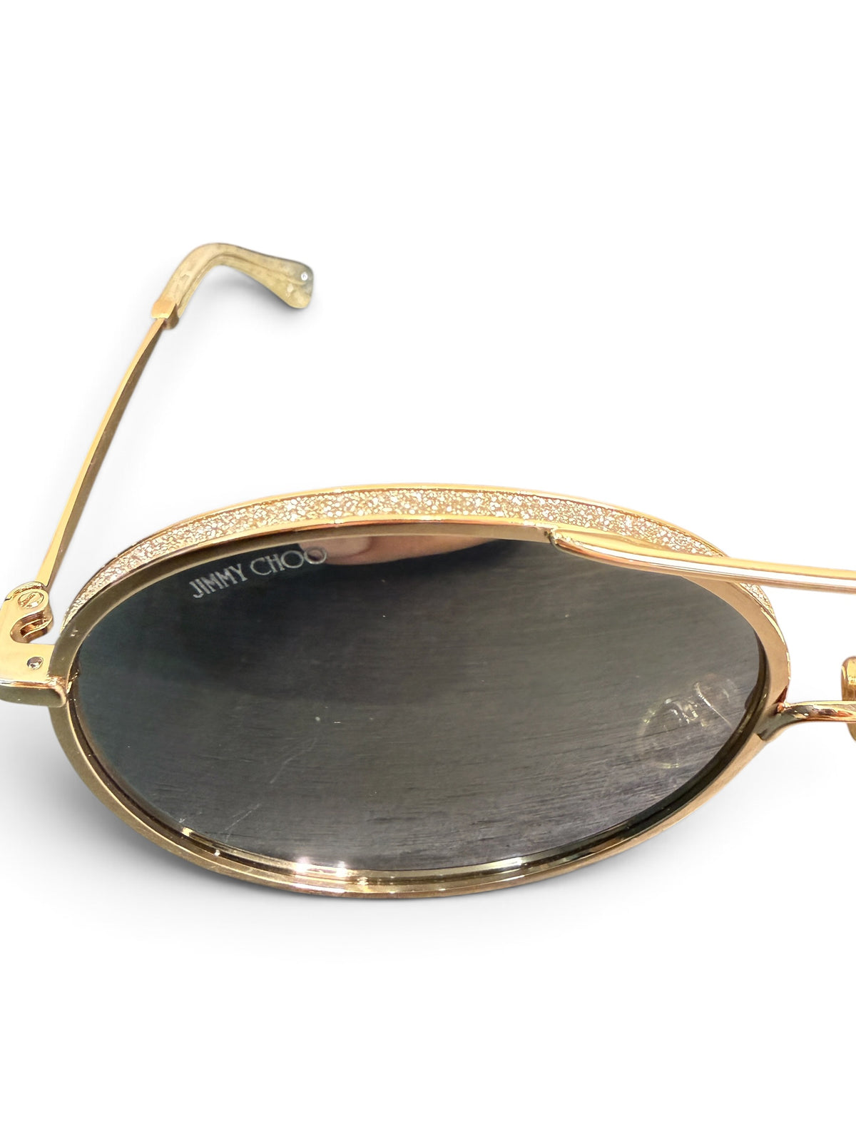 Jimmy Choo LENI/F/S Aviator Sunglasses Gold J5GJO 60-17-145