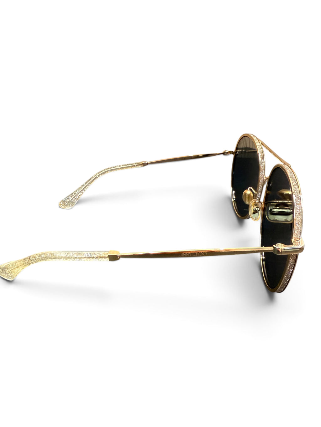 Jimmy Choo LENI/F/S Aviator Sunglasses Gold J5GJO 60-17-145