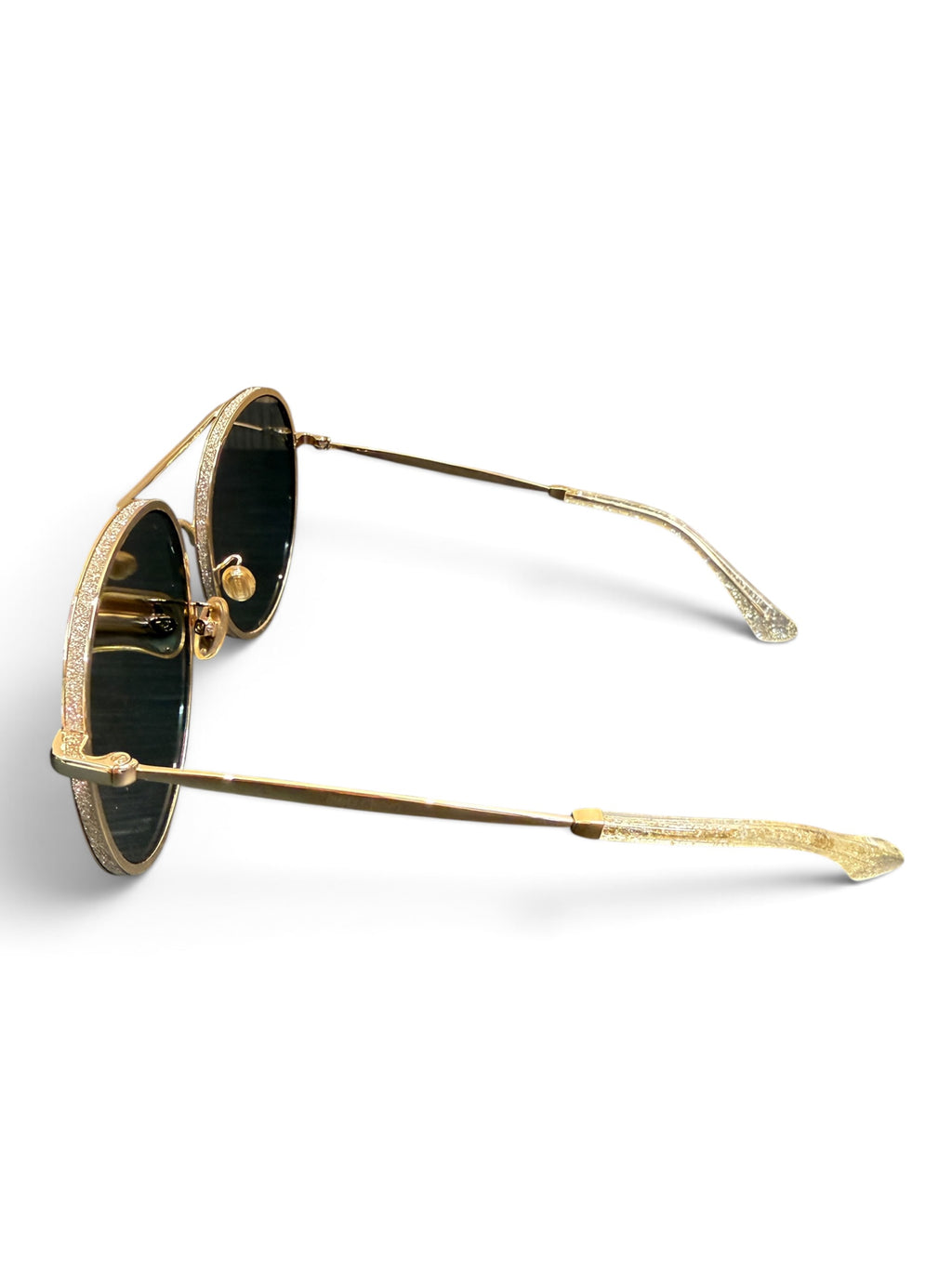 Jimmy Choo LENI/F/S Aviator Sunglasses Gold J5GJO 60-17-145