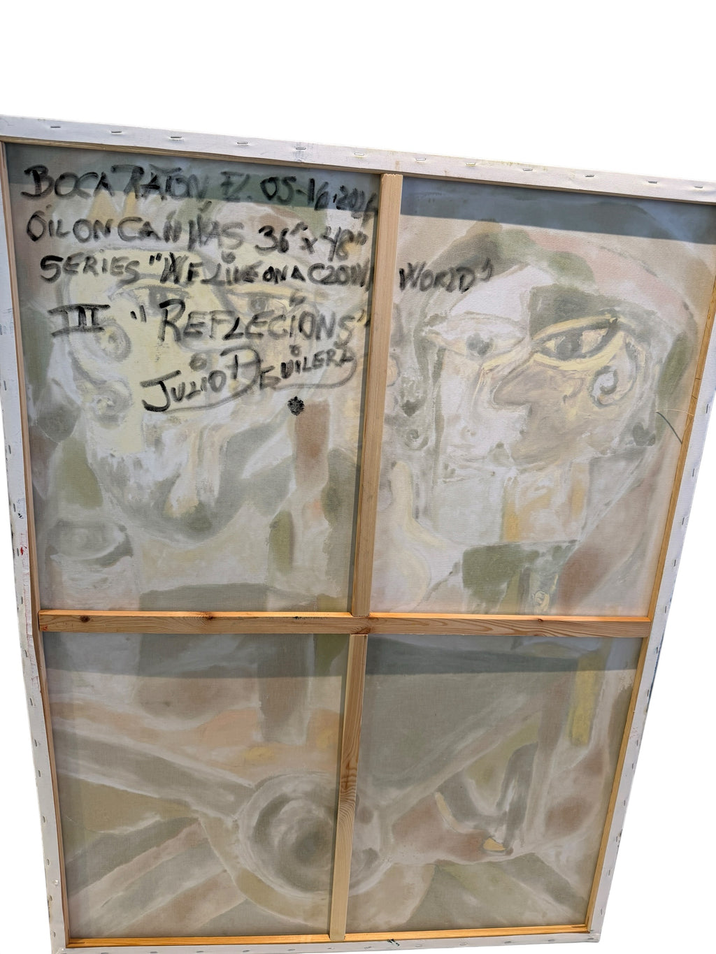 Julio Aguilera “Reflections” III – Oil on Canvas, 36 × 48 in, 2026