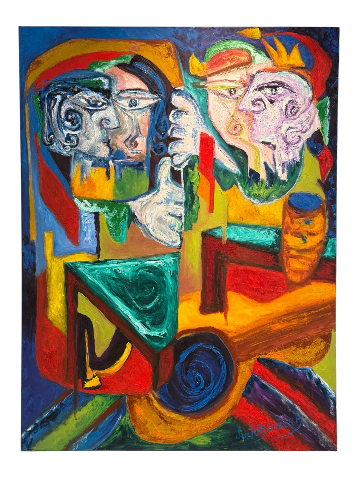 Julio Aguilera “Reflections” III – Oil on Canvas, 36 × 48 in, 2026