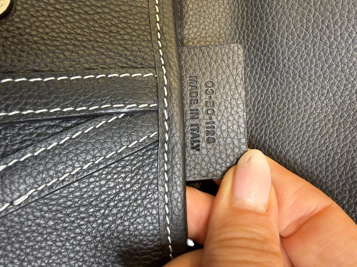 Dior x KAWS Men's Saddle Side Bag – Black Leather with Bee Appliqué