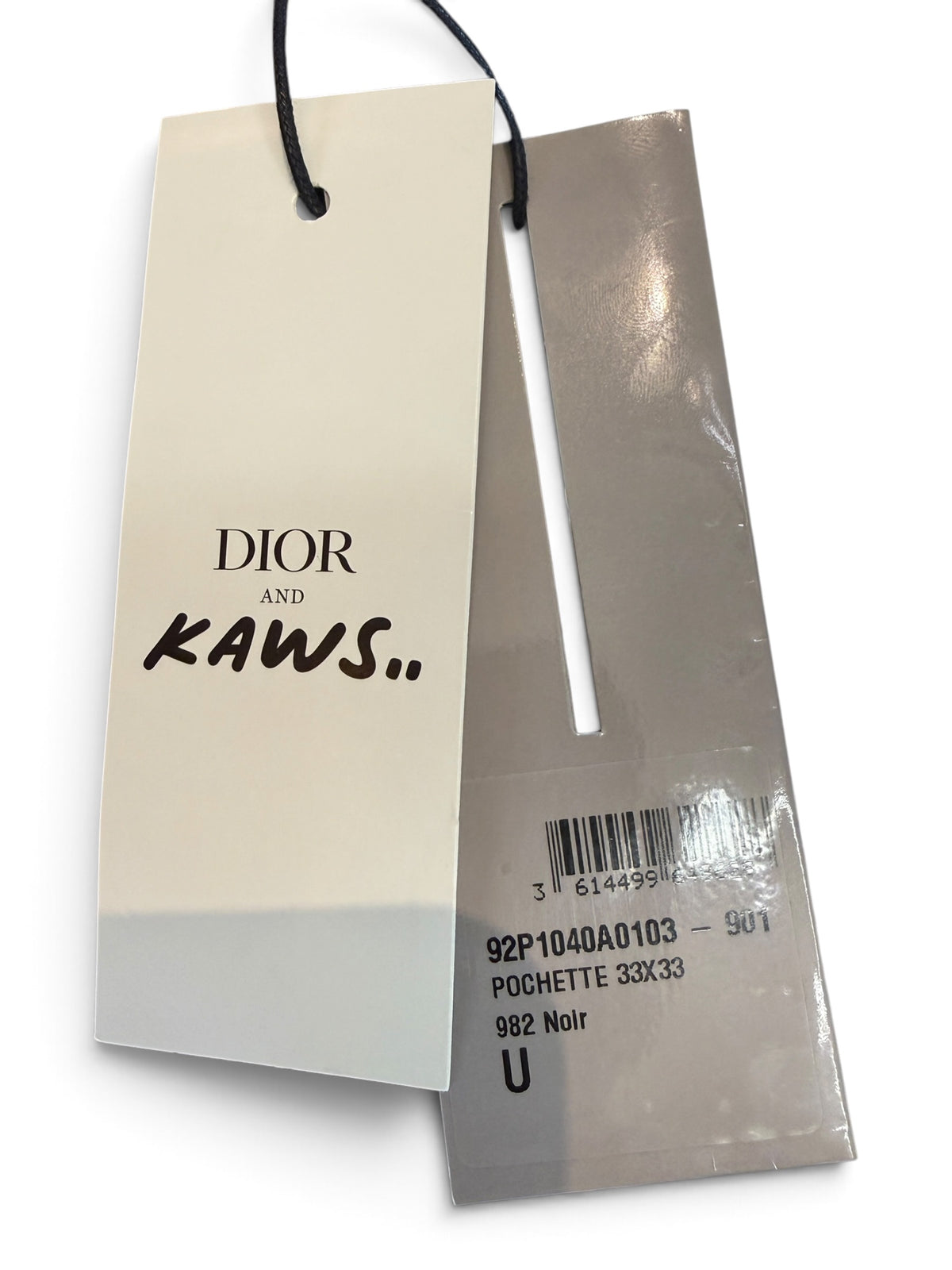Dior x KAWS Bee Silk Pocket Square – Black, 33 x 33 cm