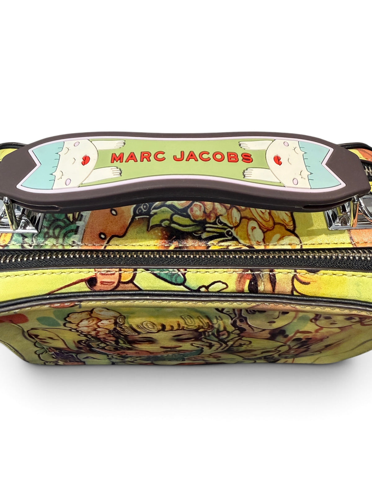 Marc Jacobs x Lauren Tsai The Box Bag – Yellow Multicolor Leather
