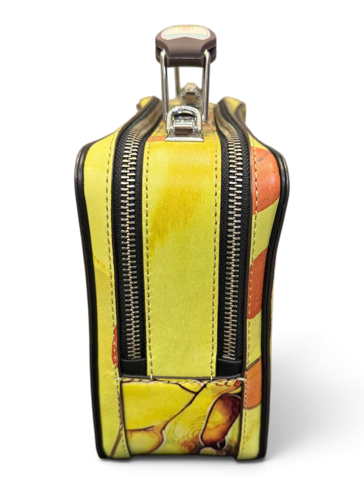 Marc Jacobs x Lauren Tsai The Box Bag – Yellow Multicolor Leather