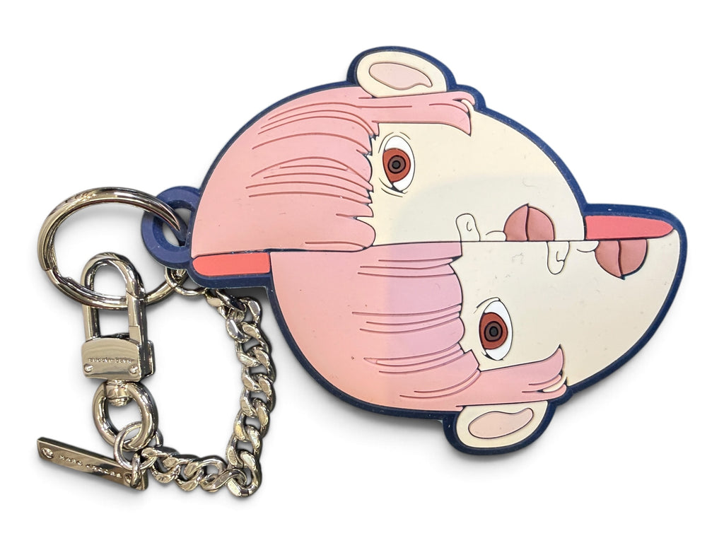 Marc Jacobs x Lauren Tsai Face Bag Charm & Keychain – Pink Multicolor