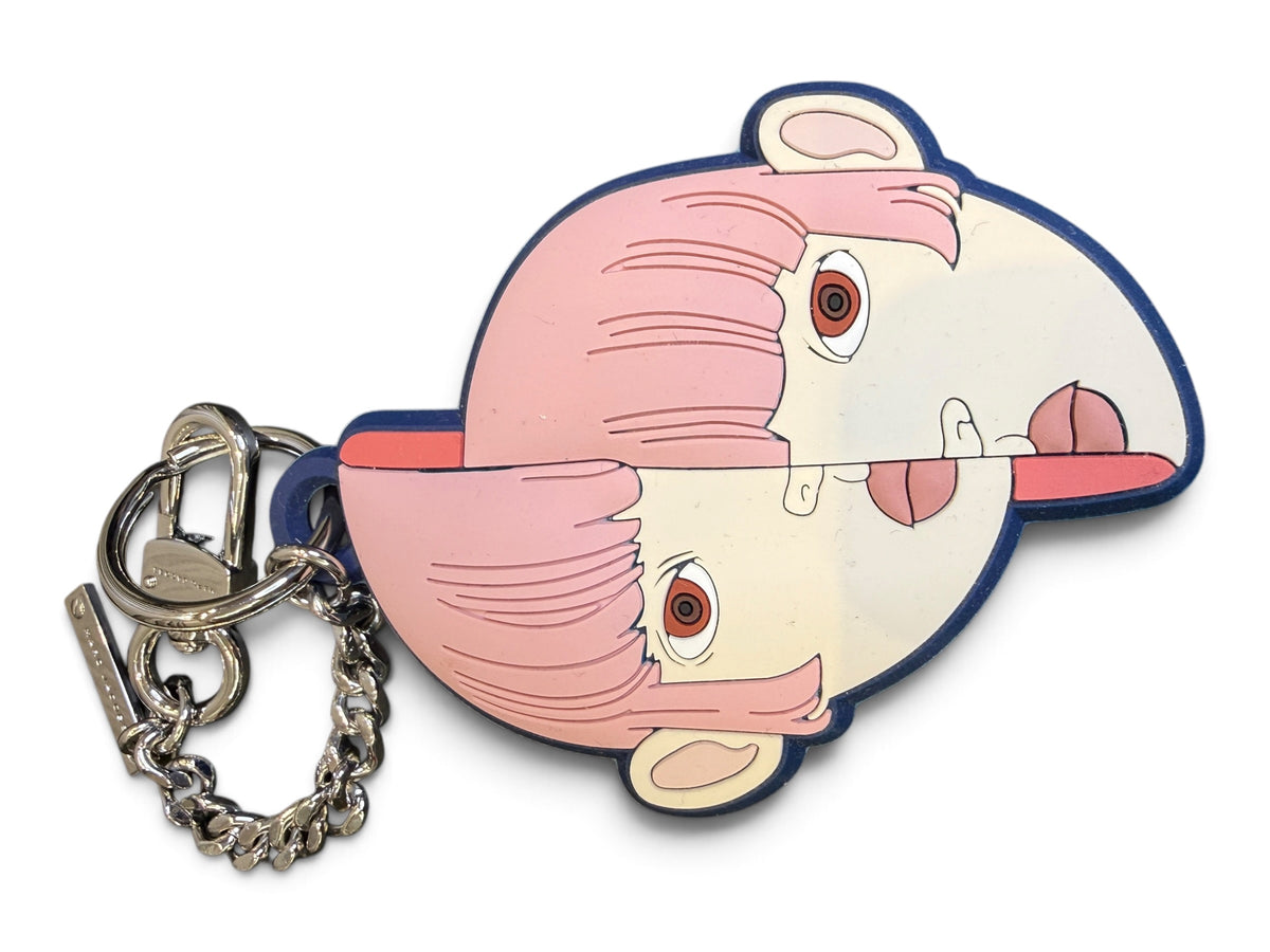 Marc Jacobs x Lauren Tsai Face Bag Charm & Keychain – Pink Multicolor