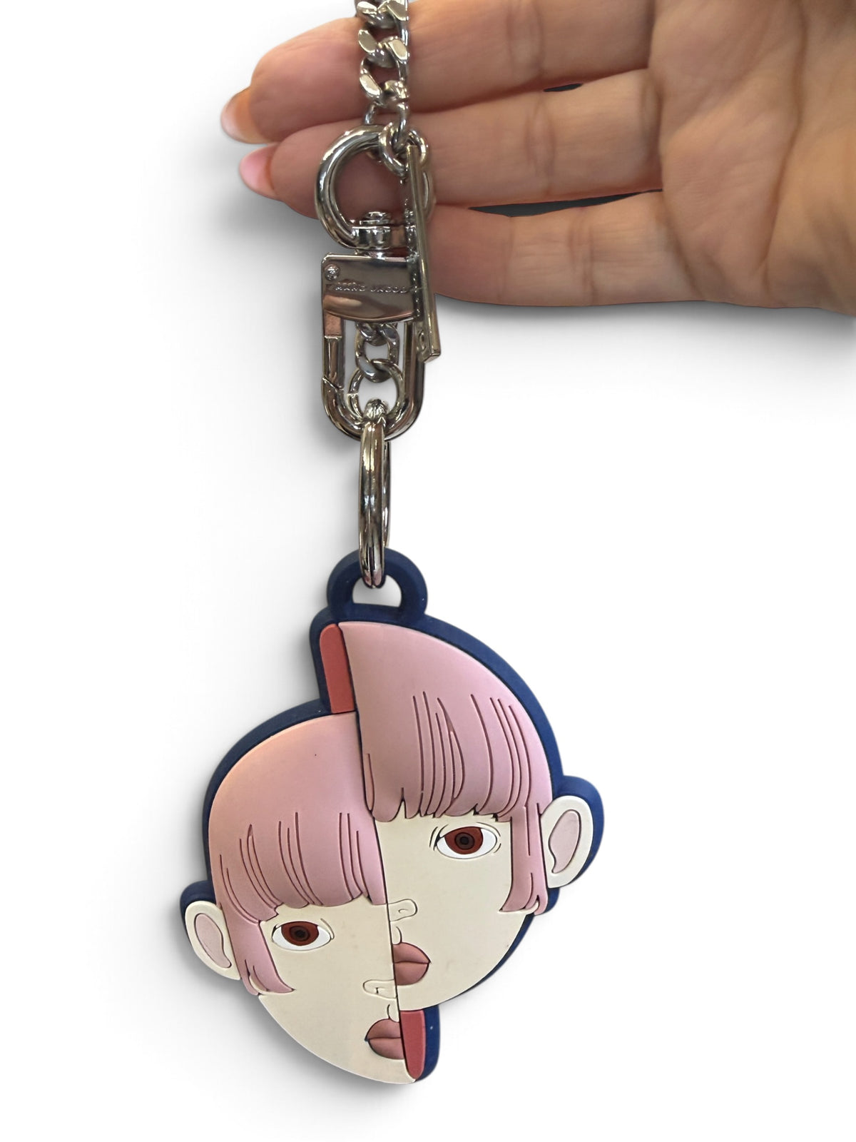 Marc Jacobs x Lauren Tsai Face Bag Charm & Keychain – Pink Multicolor