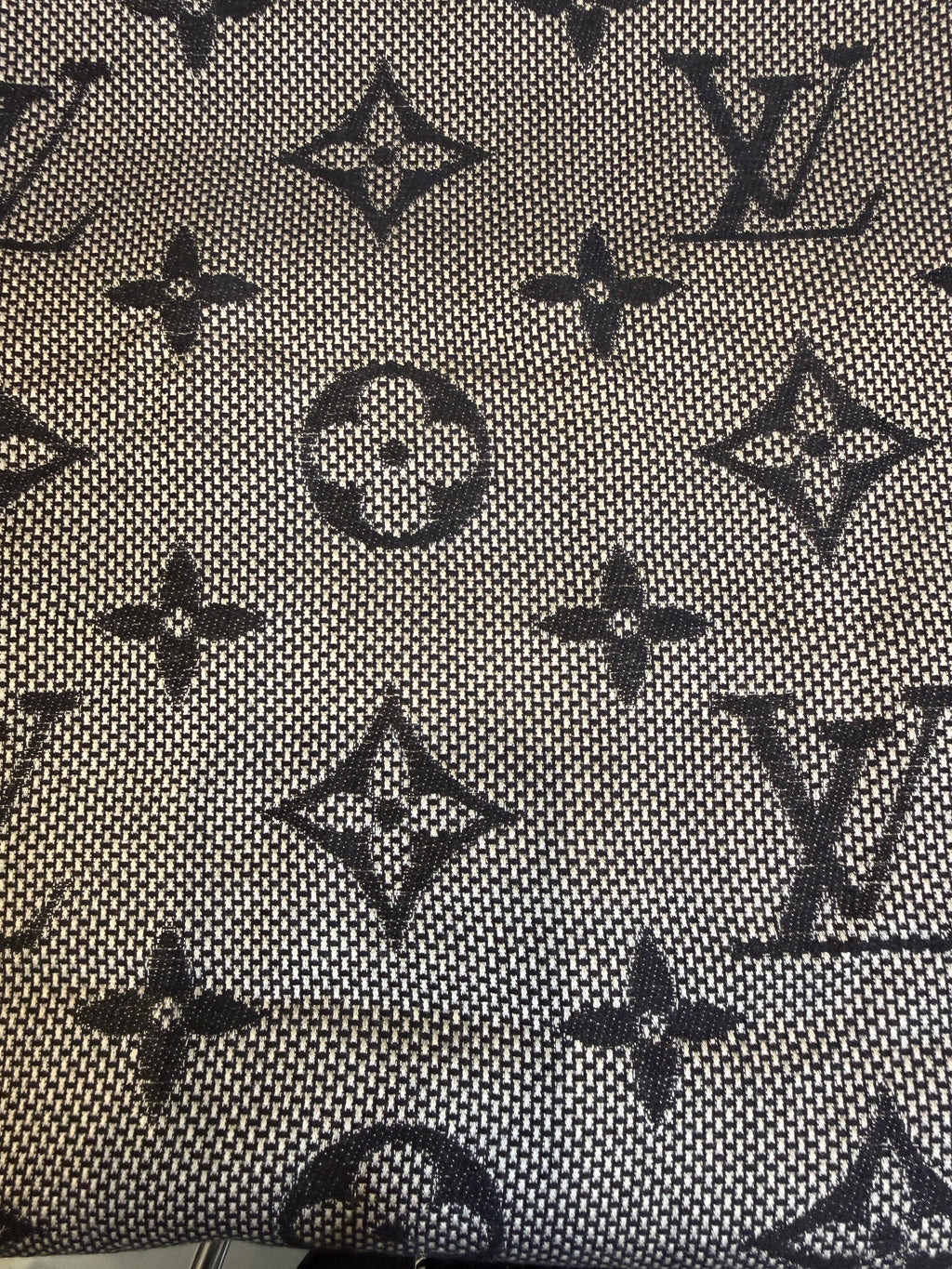 Louis Vuitton Neo Natté Monogram Shawl Black – Wool & Silk