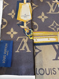 Louis Vuitton Monogram Confidential Silk Bandeau – Brown
