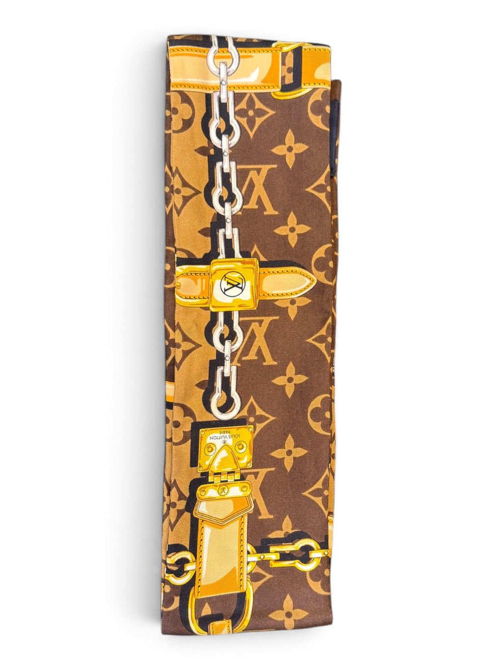 Louis Vuitton Monogram Confidential Silk Bandeau – Brown