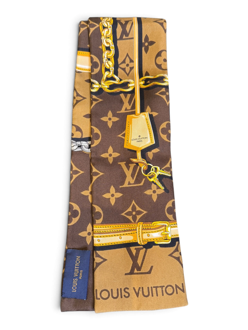 Louis Vuitton Monogram Confidential Silk Bandeau – Brown