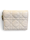 Christian Dior Lady Dior Cannage Compact Wallet – Pale Pink