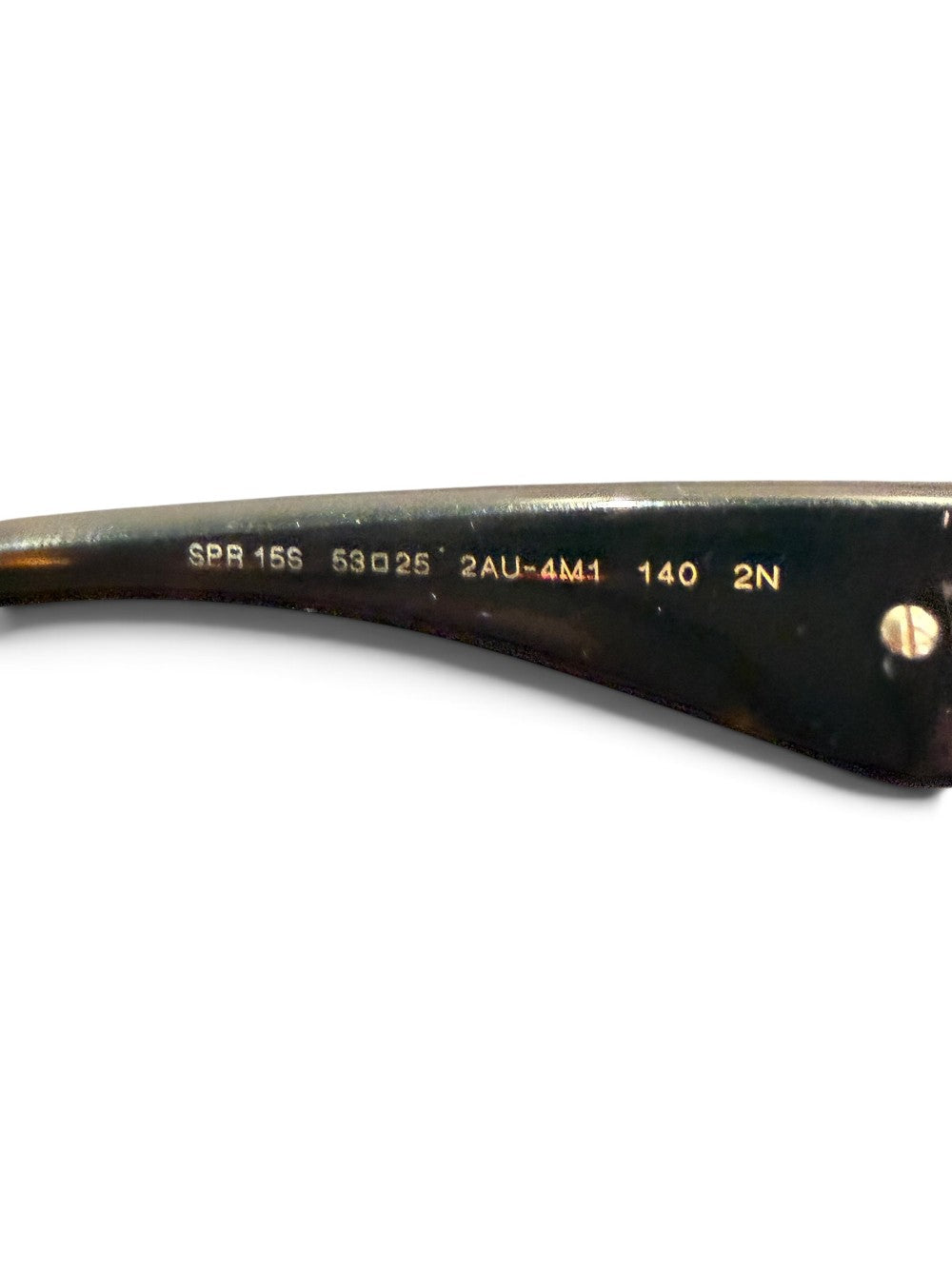 Prada SPR 15S Round Double Bridge Sunglasses Size 53-25-140 – Black|817