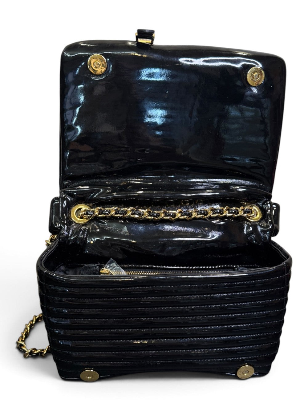 Moschino Milano Biker Jacket Black Leather Shoulder Bag|761