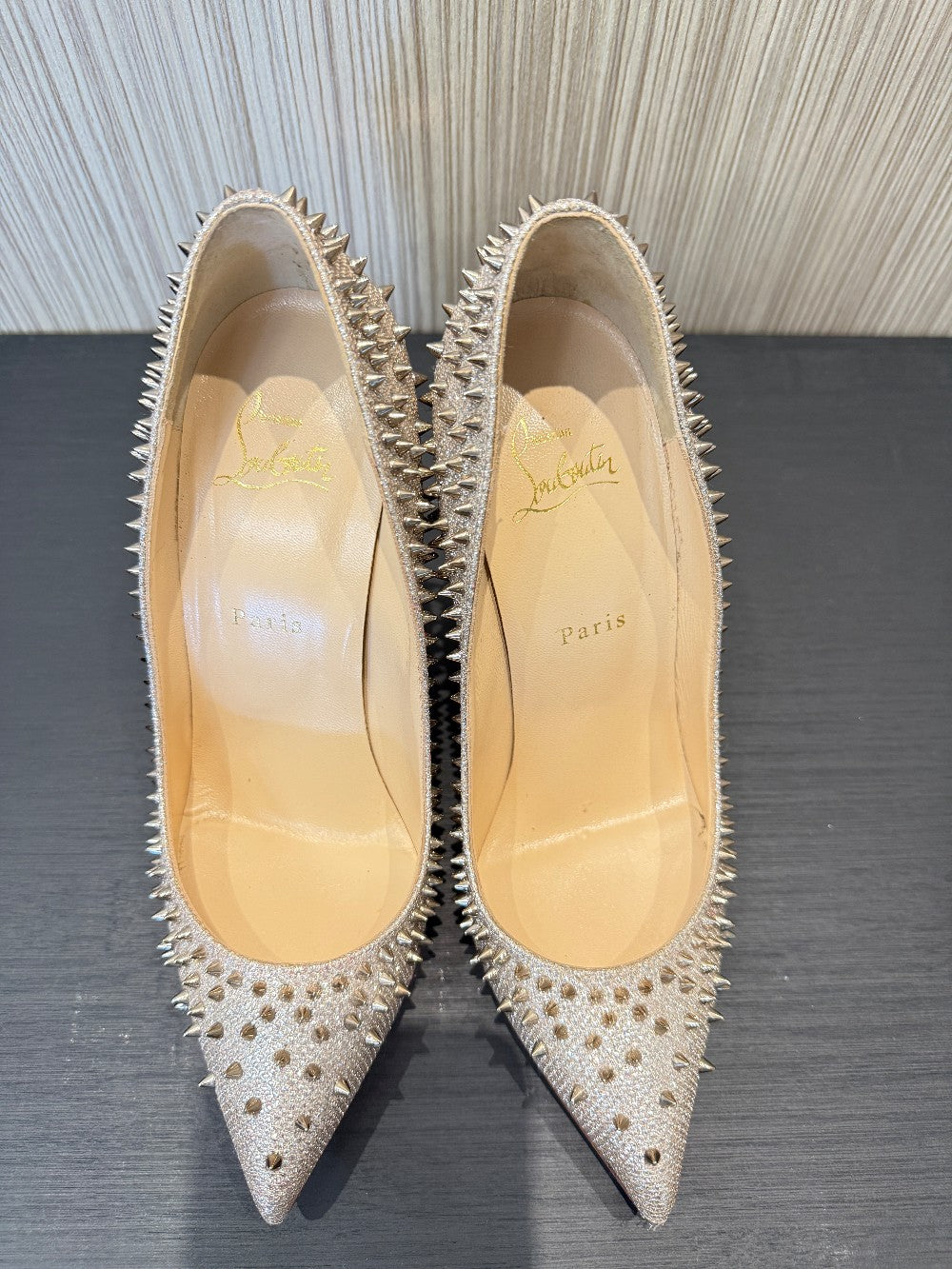 Christian Louboutin Pigalle Spikes 100 Pumps|15