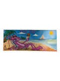 Julio Aguilera – Pink Life – Cartoon Nostalgia Series – Original Oil Painting|1073