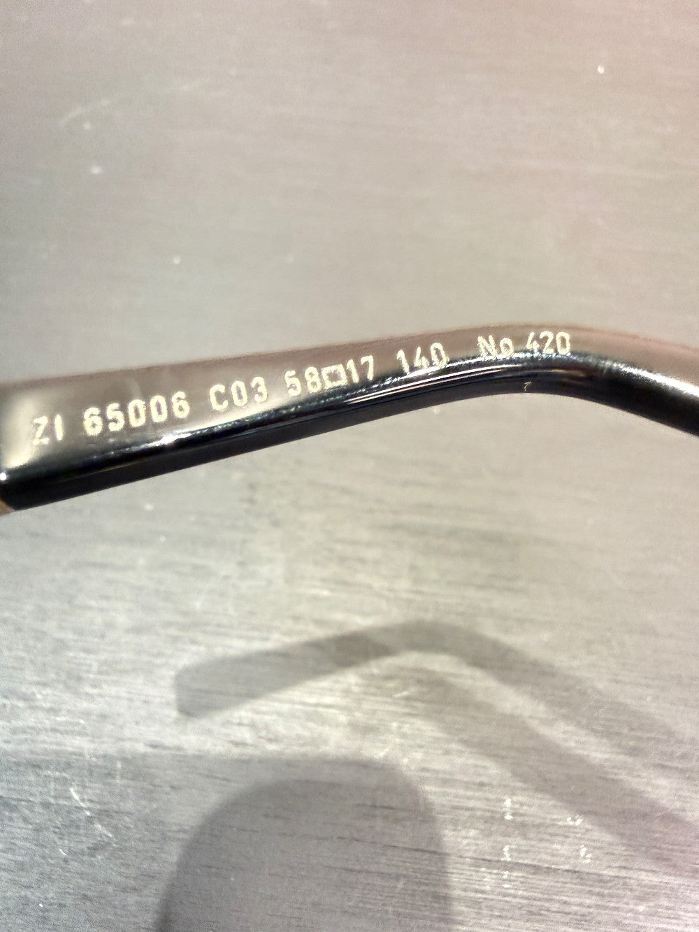 ZILLI ZI 65006 C03 Handmade Acetate Sunglasses 58-17-140 Full Set|356
