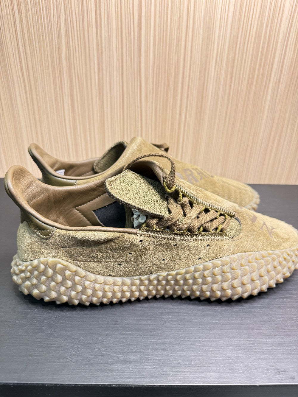 adidas Originals x Neighborhood Kamanda Olive Suede Sneakers Size 42⅔ (US 9.5)|184