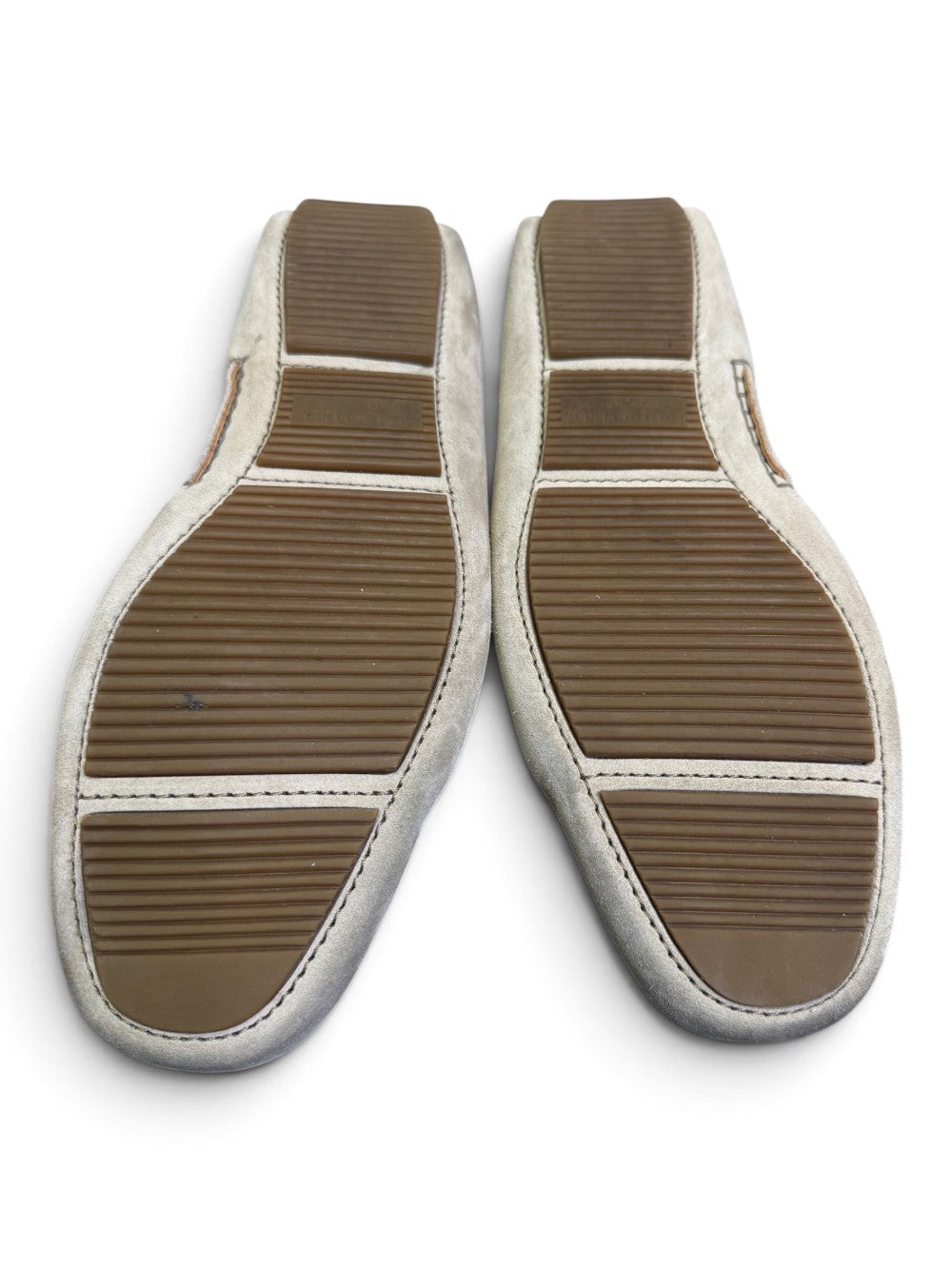Bottega Veneta Men’s Intrecciato Suede Driving Loafers Size 42|737