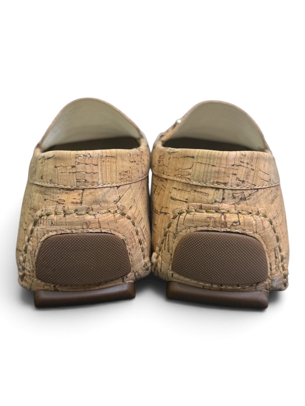 Donald J Pliner Cork-Textured Horsebit Driving Loafers – Tan – Size 11M|790