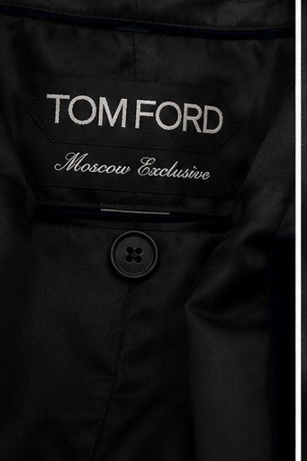 Tom Ford Shelton Navy Velvet Tuxedo Jacket – Men's Size 50R|511