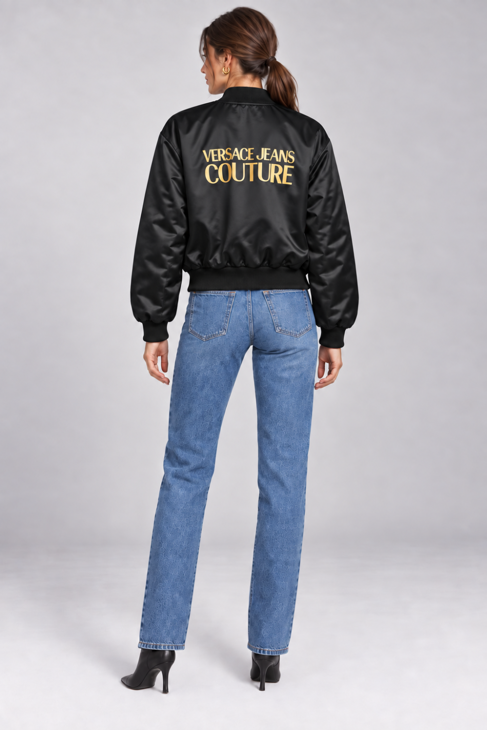 Versace Jeans Couture Reversible Baroque Bomber Jacket|1018