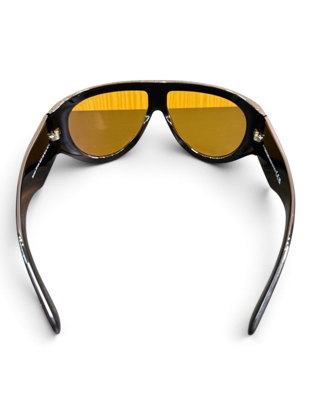 Tom Ford Bronson TF1044 01E Oversized Aviator Sunglasses Size 60-12-140 – Shiny Black / Amber|825