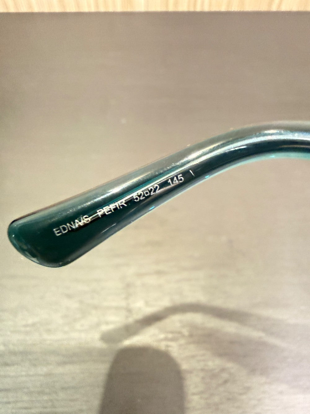 Jimmy Choo EDNA/S PEF/IR Oversized Square Sunglasses Size 52-22-145 – Emerald Blue Gradient|424