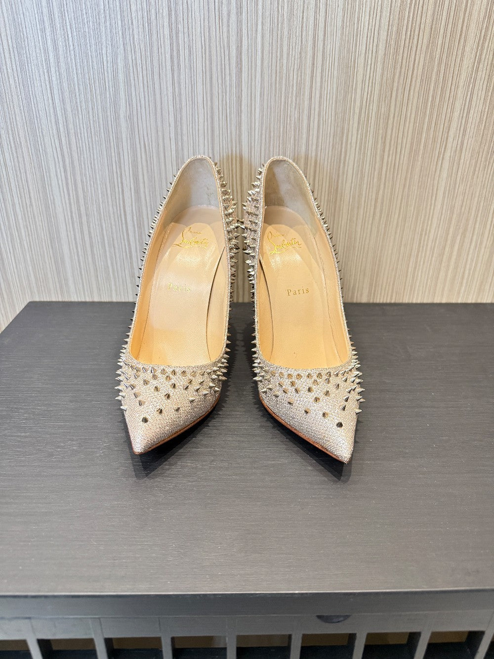 Christian Louboutin Pigalle Spikes 100 Pumps|14